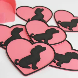 Posavasos Corazón Canino