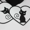 Posavasos Corazón Felino