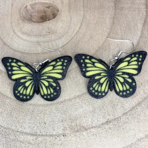 Pendientes Mariposa volando