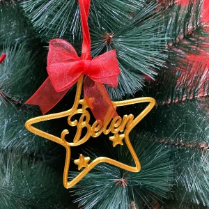 Adorno Estrella Personalizada