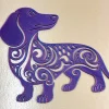 Wall Art Dachshund Tribal