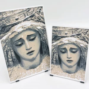 Lámina Santísima Virgen de la Angustia