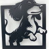 Wall Art Dachshund Saltando