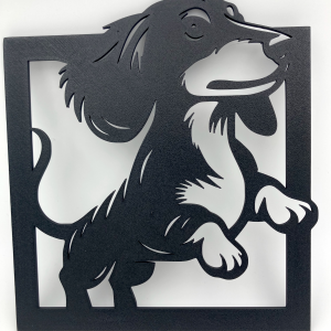 Wall Art Dachshund Saltando