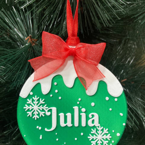 Adorno bola de nieve