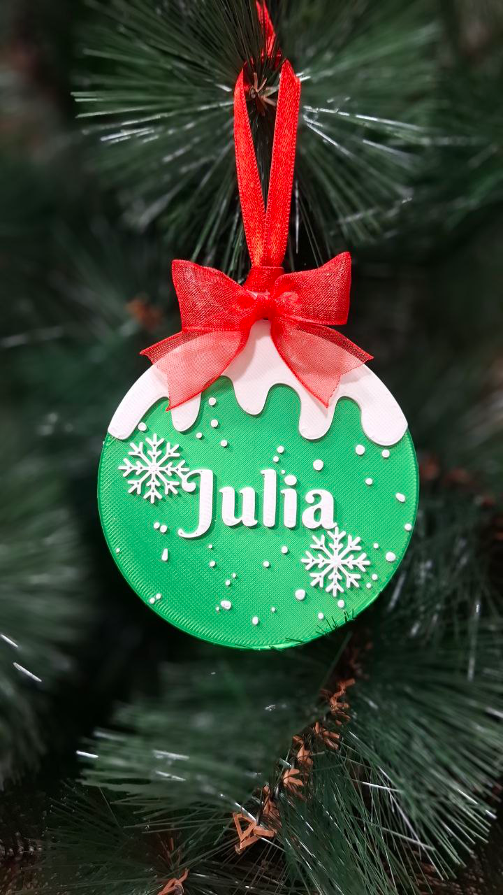 Adorno bola de nieve