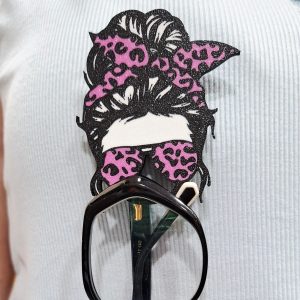 Broche Cuelga  Gafas Leopardo