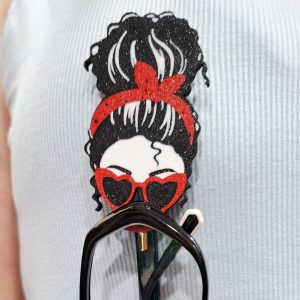 Broche Cuelga Gafas Corazón