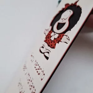 Marcapágina Mafalda relieve.