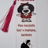 Marcapáginas Mafalda relieve.