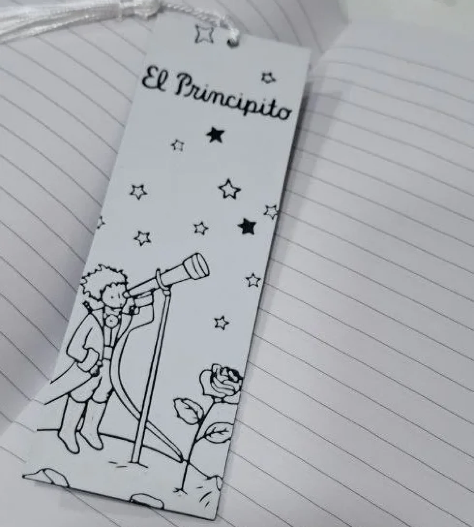 Marcapáginas Principito relieve